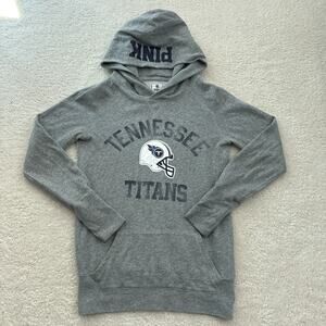Rare Victoria's Secret Pink 5th & Ocean Tenessee Titans Hoodie Women Size Small
